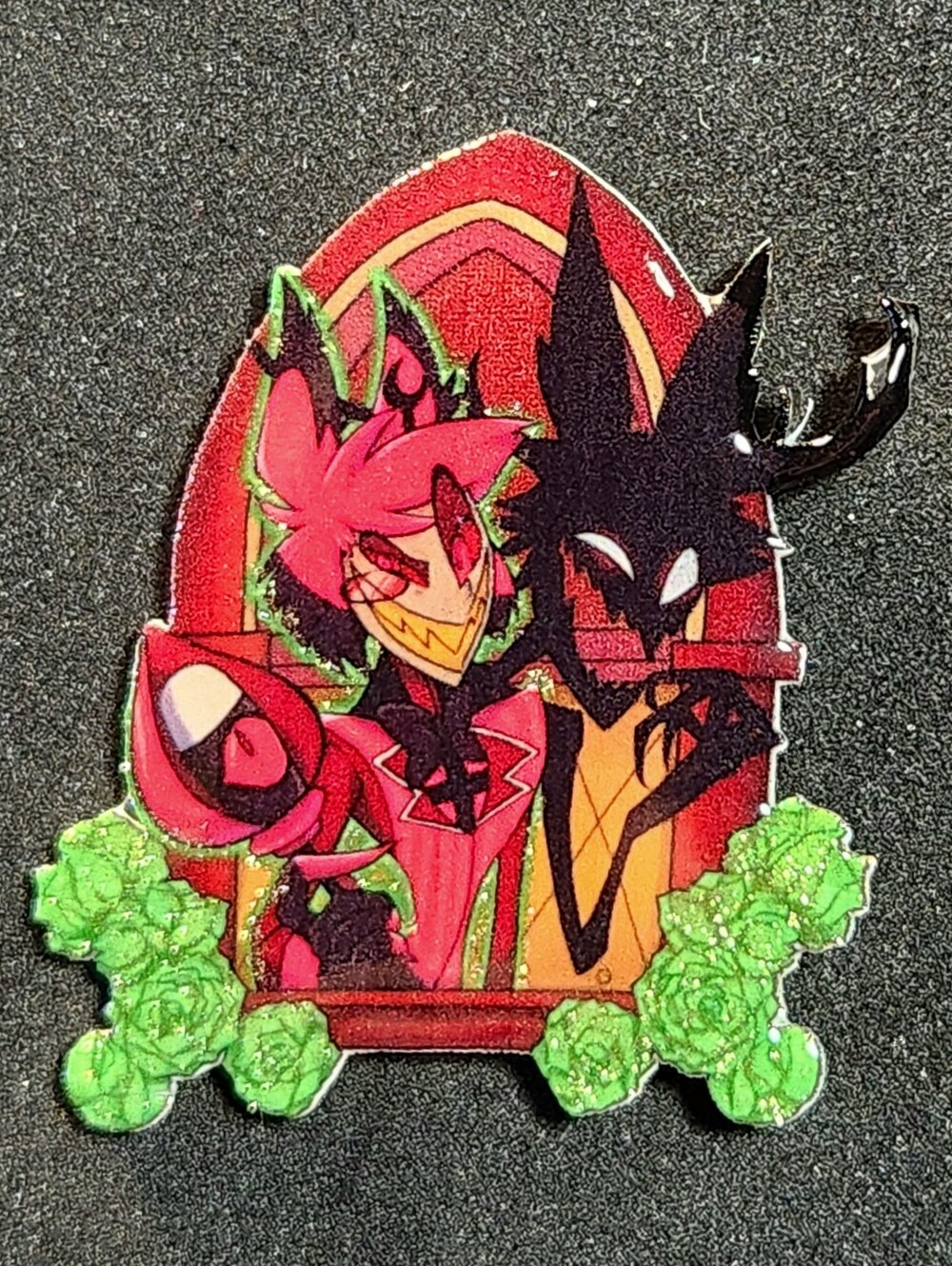 Alastor Glitter Pin - Hazbin Hotel
